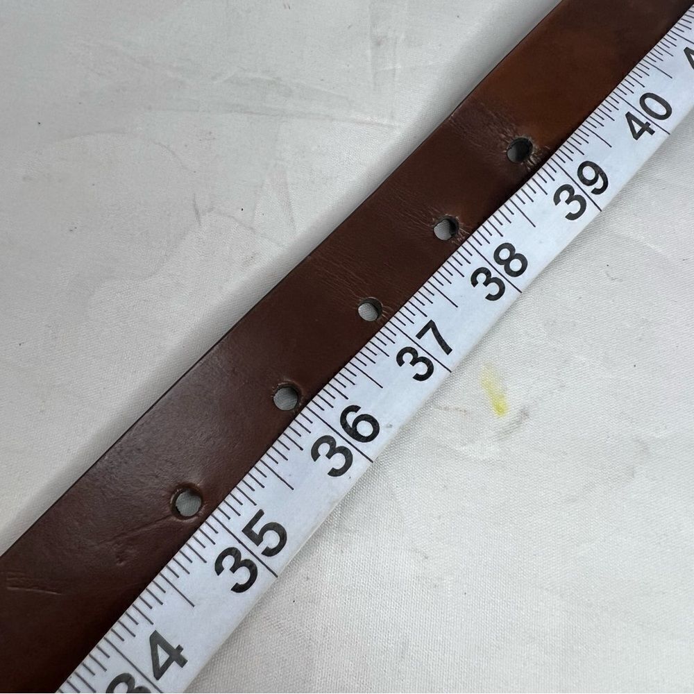Tommy Hilfiger Brown Leather Belt - Picture 7 of 8